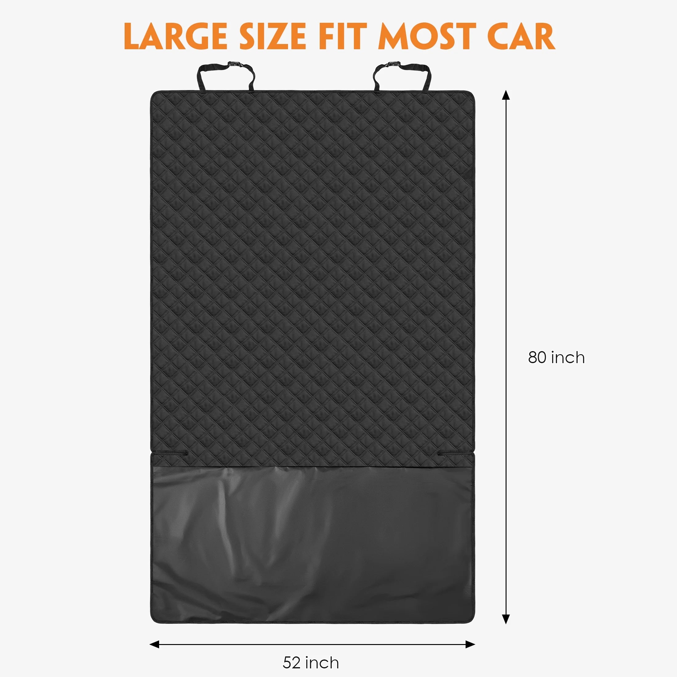 Dog Cargo Liner for SUV, Waterproof Dog Seat Cover for Trunk, Nonslip Pet Cargo Cover for Car, Universal Fit for Suvs, Sedans, Vans, Bottom Waterproof Protection