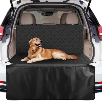 Dog Cargo Liner for SUV, Waterproof Dog Seat Cover for Trunk, Nonslip Pet Cargo Cover for Car, Universal Fit for Suvs, Sedans, Vans, Bottom Waterproof Protection